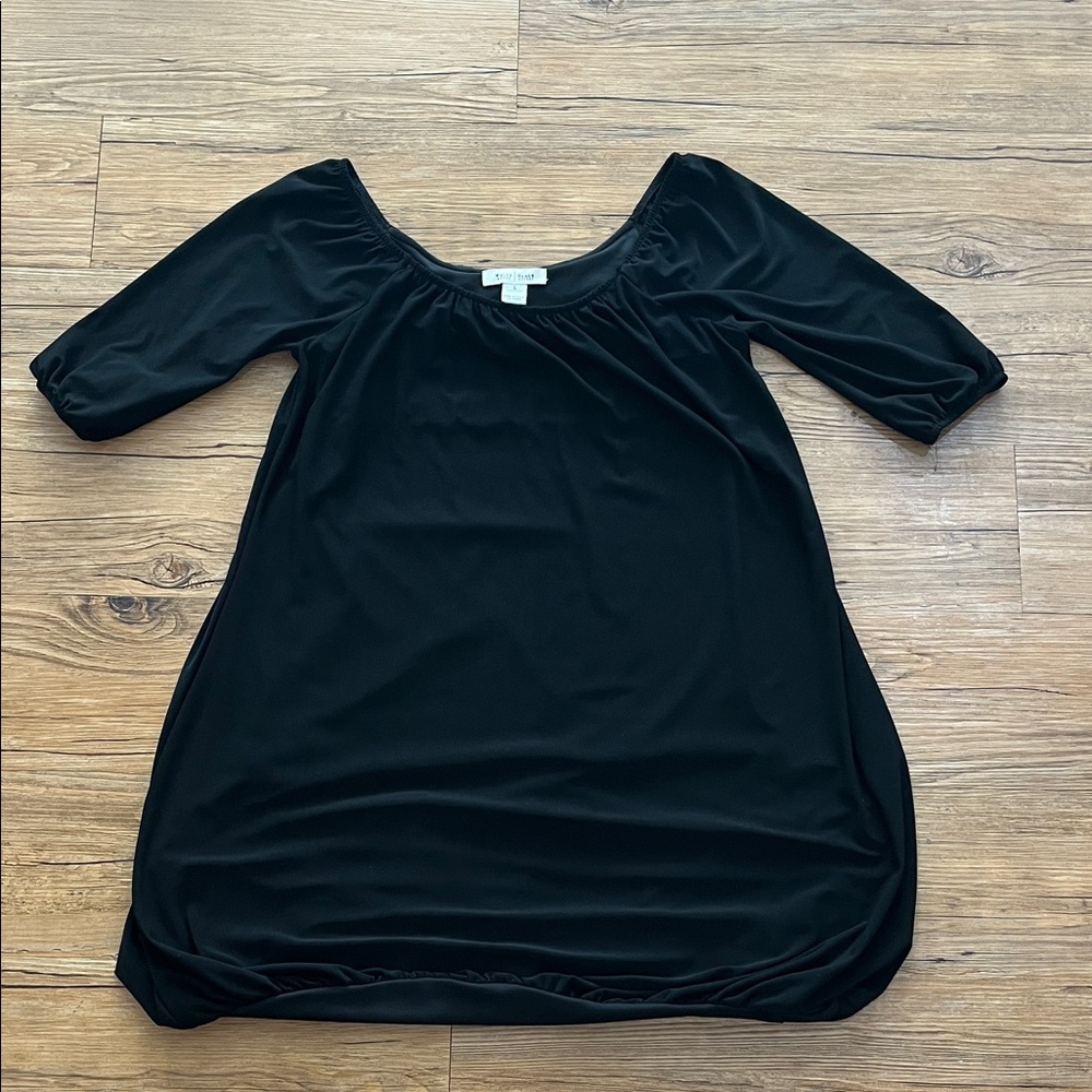 White House Black Market Elegant Black Blouse